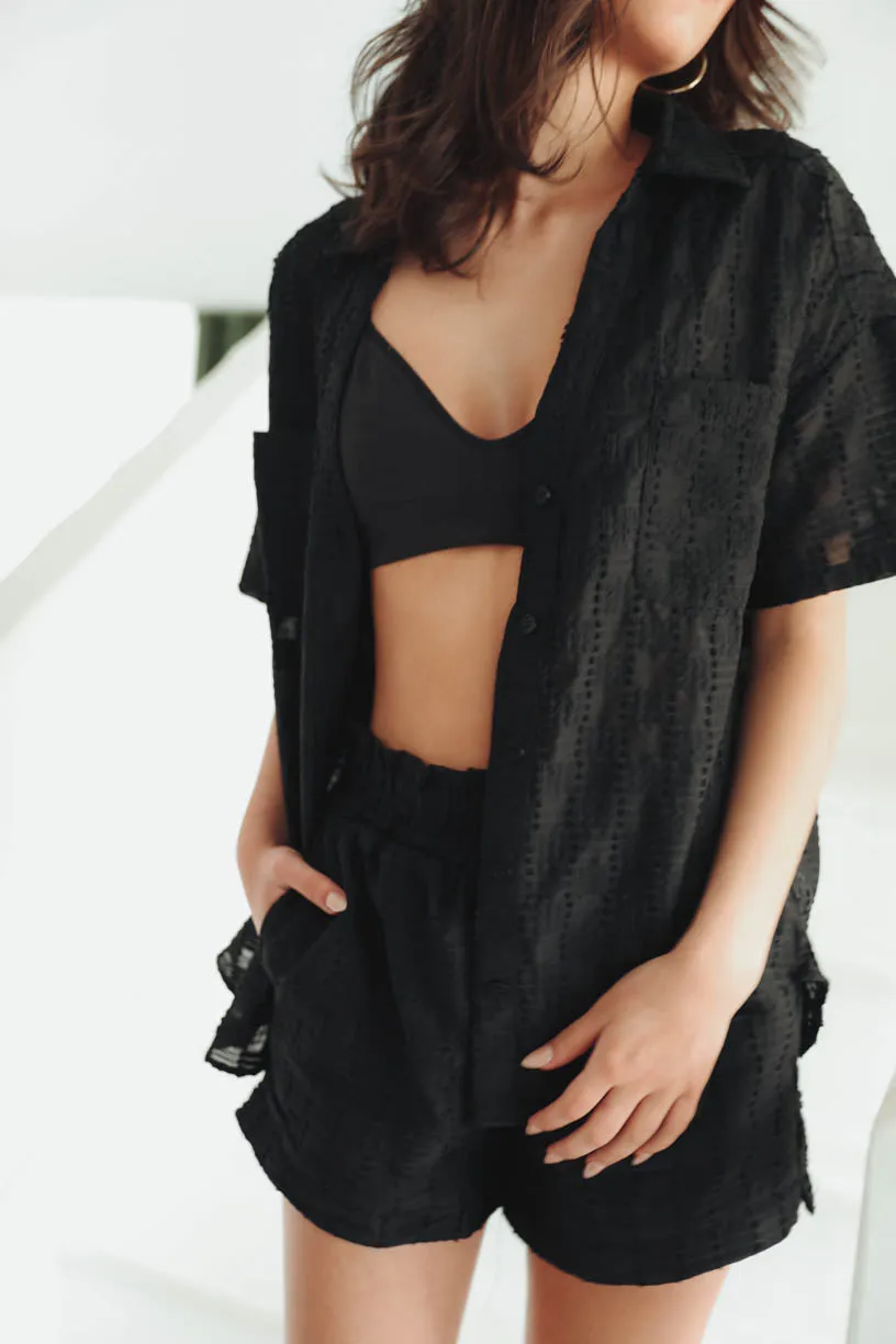 Poolside Set in Black Checkered