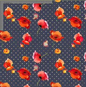 Poppies on blue - EXCLUSIVE DESIGN - Custom Pre-order