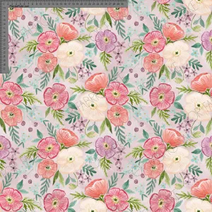 Poppy on Lotus- Wolf & Rabbit - Custom Pre-order