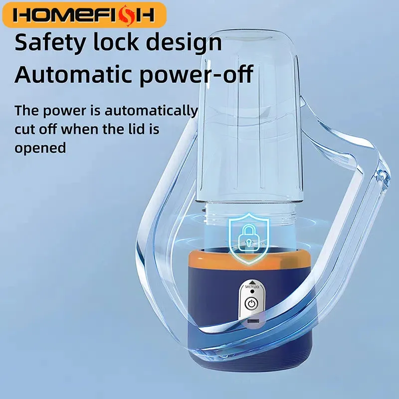 Portable Juicer Blender 400ml Electric  USB