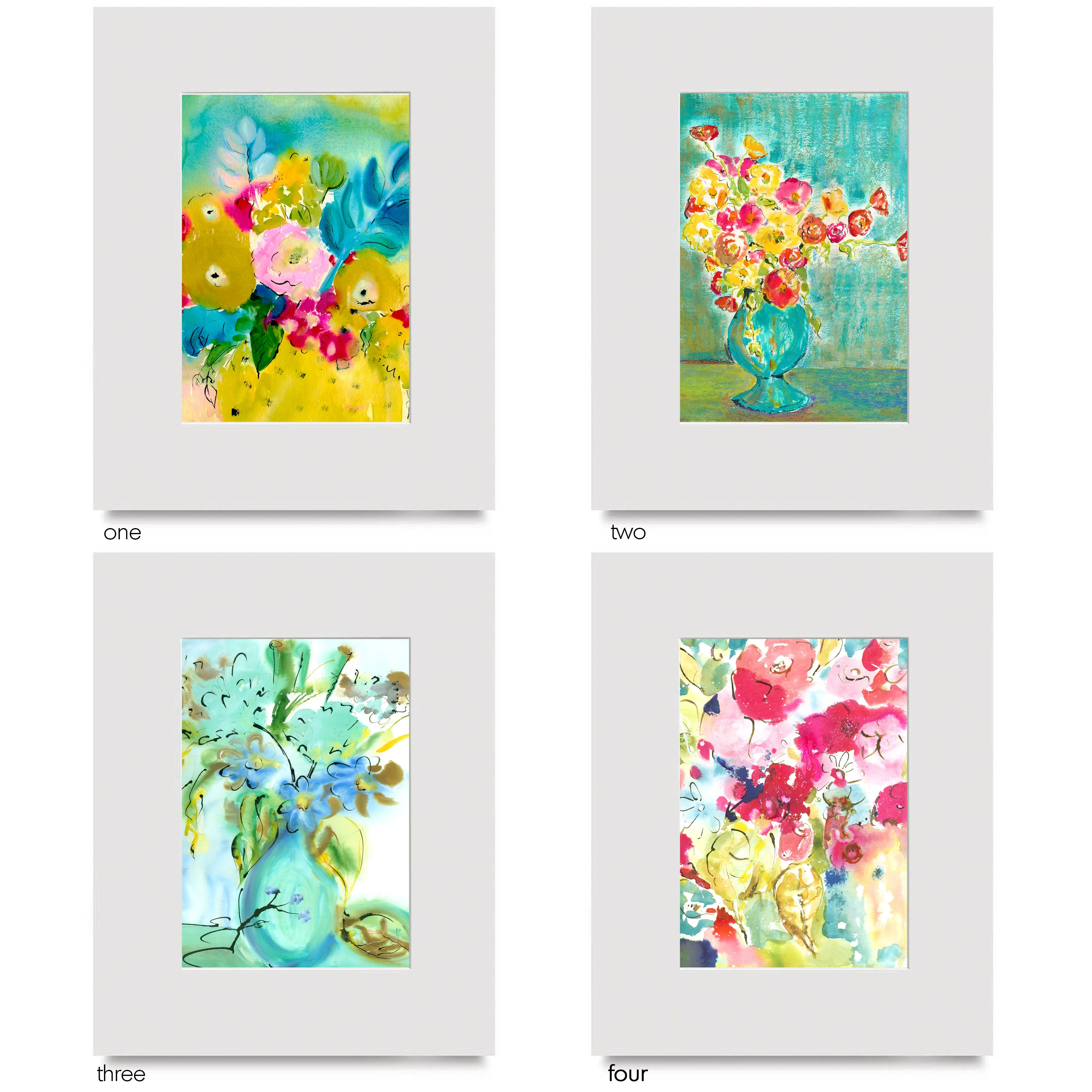 "Floral 3" Giclée Print (Portrait)