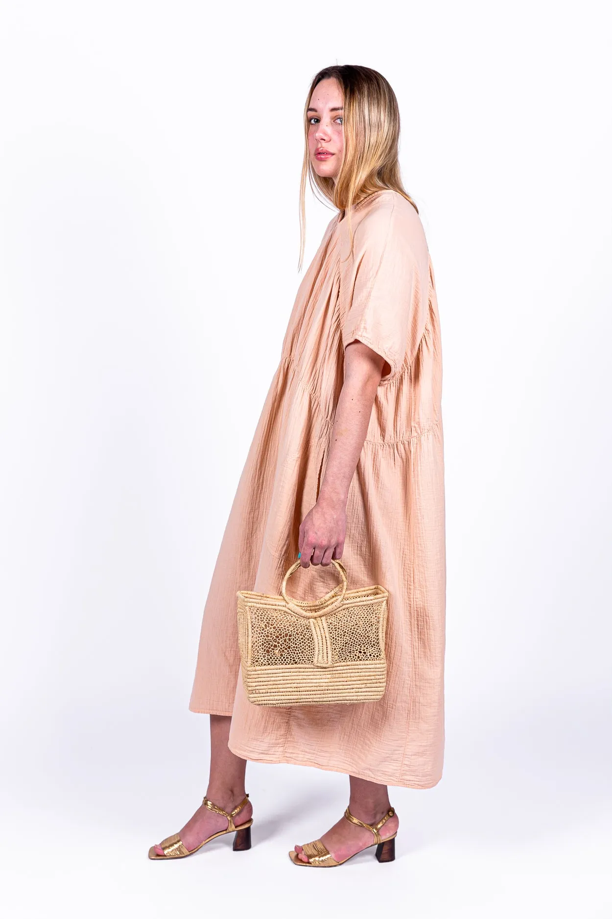 Rectangular box wicker bag