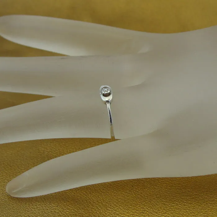 Ring 925 Sterling Silver size 5.5 Handmade Delicate Art Hadar Designers (H) SALE
