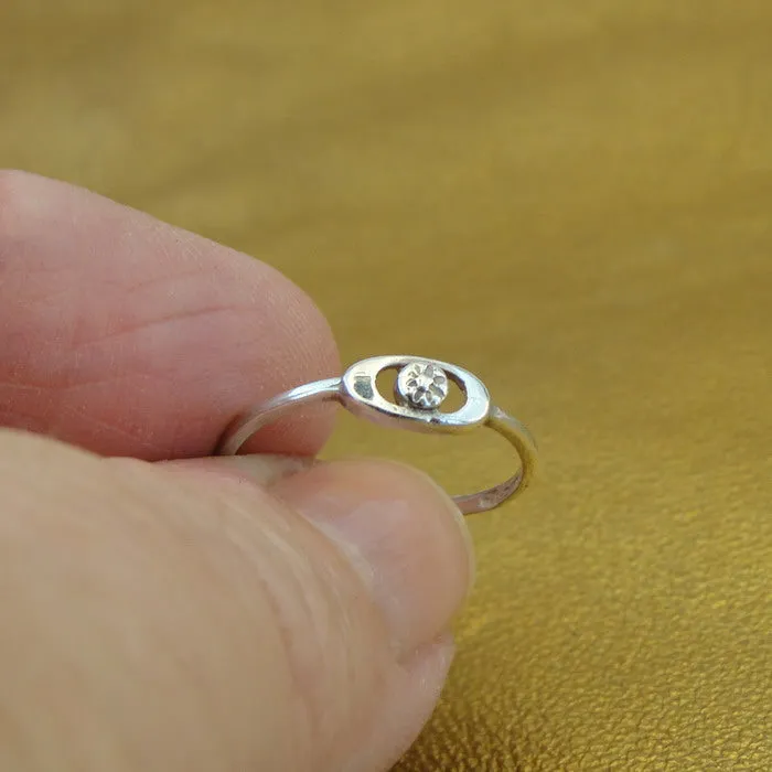 Ring 925 Sterling Silver size 5.5 Handmade Delicate Art Hadar Designers (H) SALE