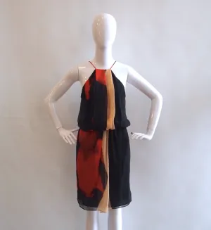 Robert Rodriguez halter artistic wash dress