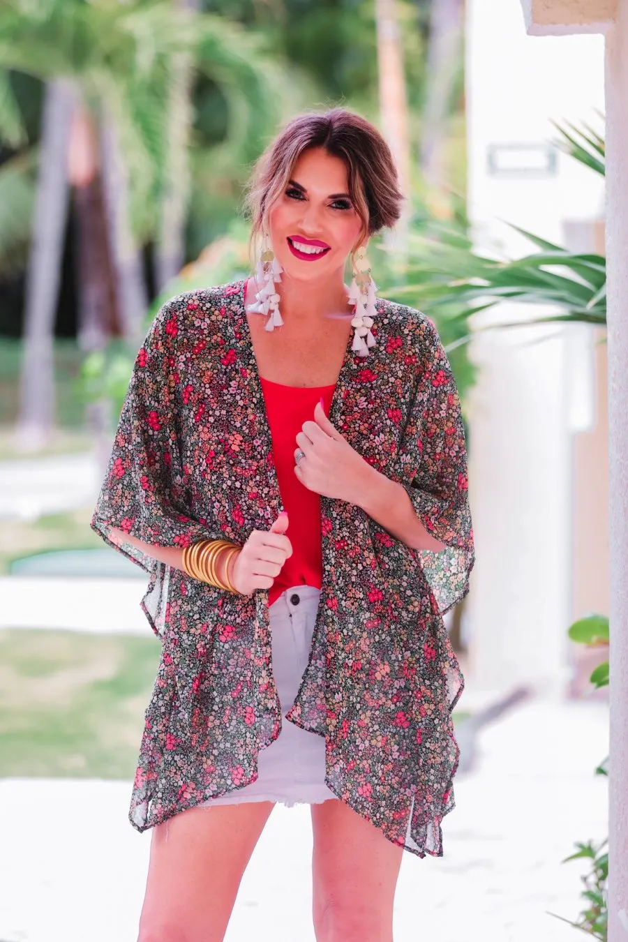 Room To Bloom Floral Kimono