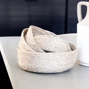 Round Jute Basket - Large