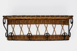 Royere Style Wicker Coat Rack