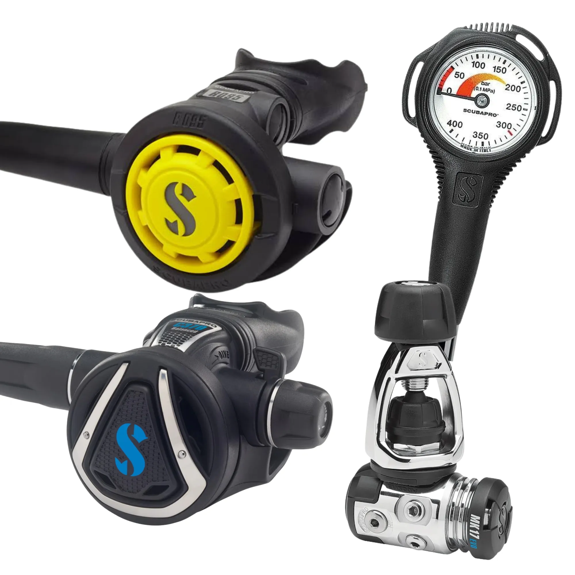 Scubapro School 4 Stage 4 Regulator Set