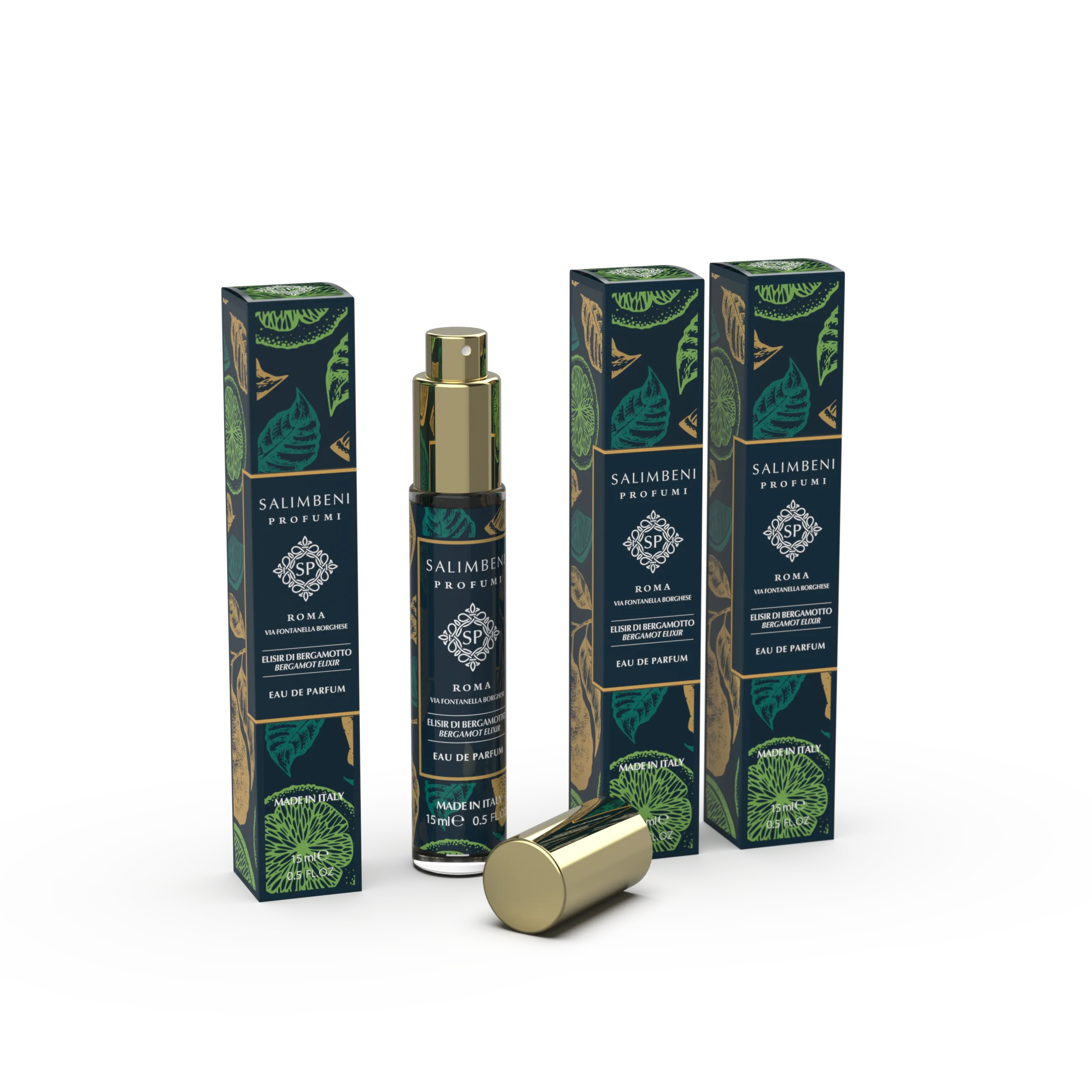 Set da viaggio 45 ml: 3 Eau de Parfum da viaggio - Elisir di Bergamotto
