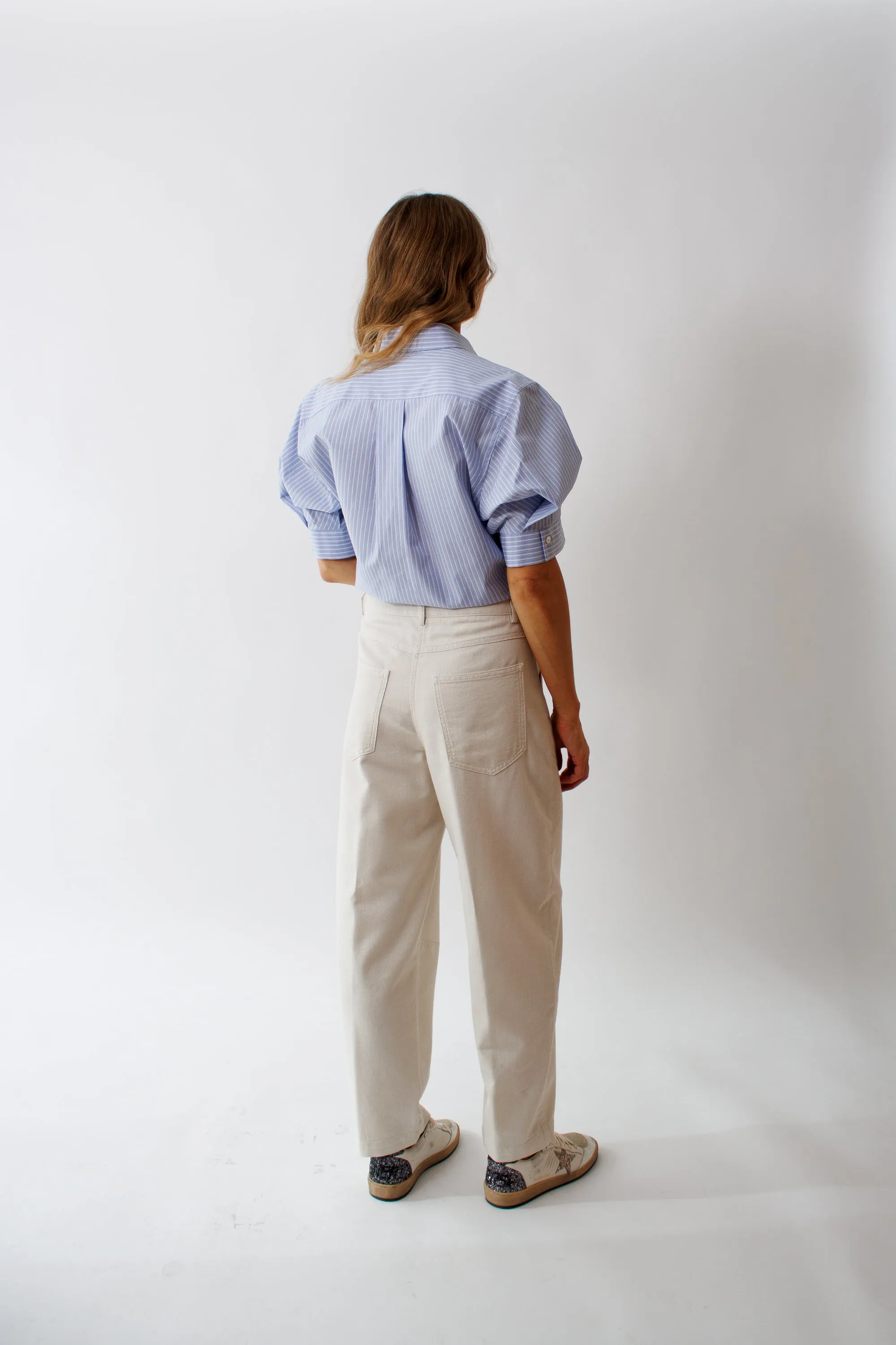 Seventy Lightweight Cotton Viscose Lurex Trousers