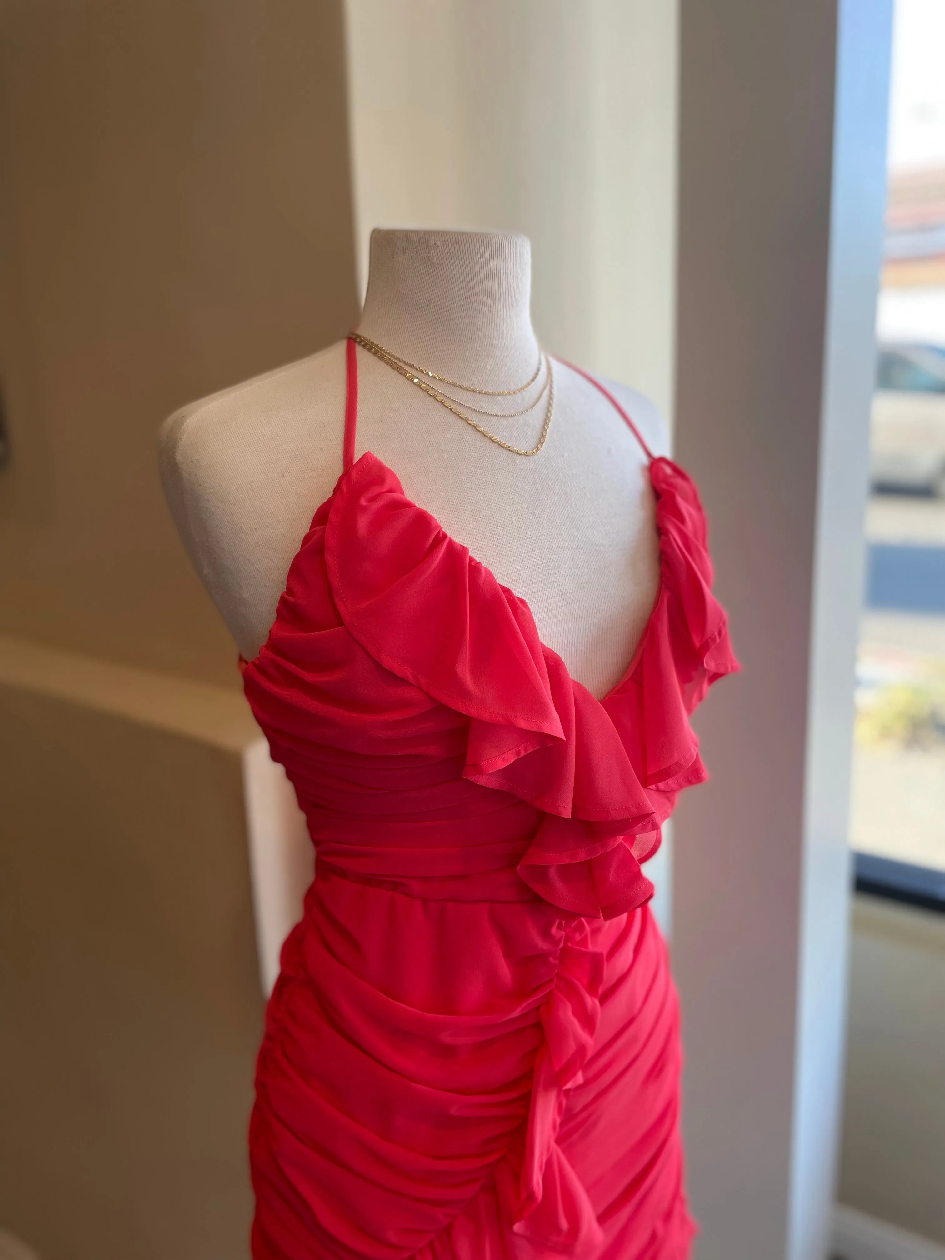 Shirring Detailed Dress