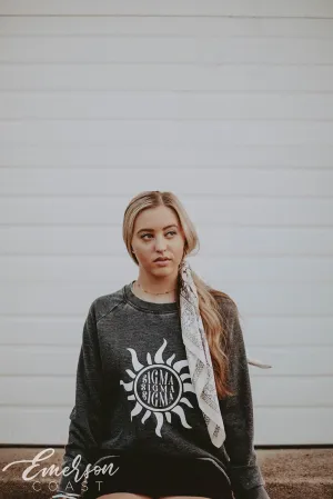 Sigma Sigma Sigma Sun Sweatshirt