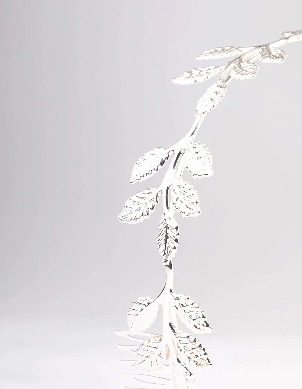 Silver Detailed Vine Headband