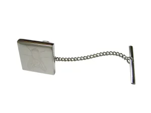 Silver Toned Etched Detailed Fly Bug Insect Tie Tack