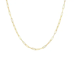 Small Paperclip Chain Necklace