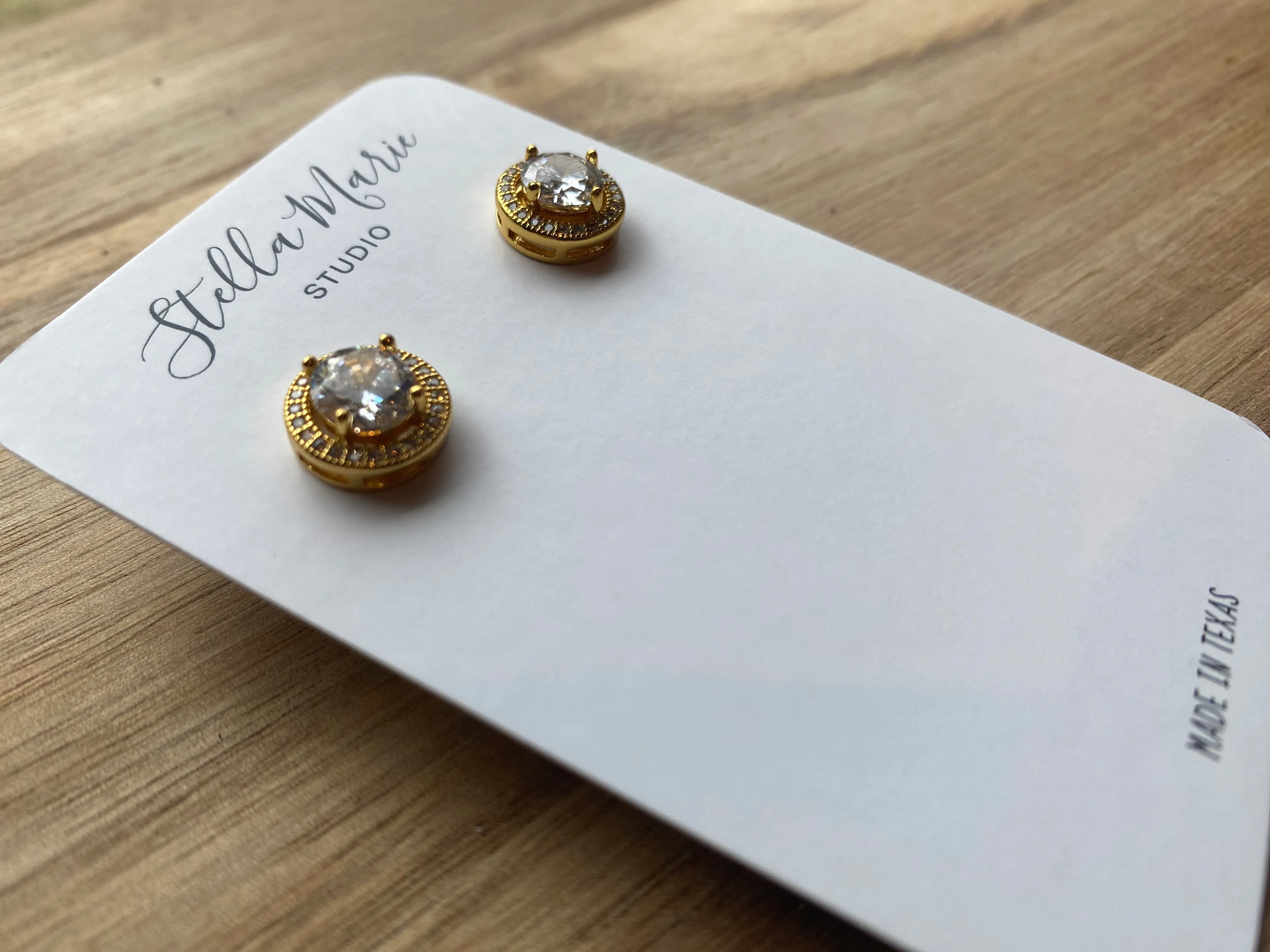 Sparkle Bright Round Studs