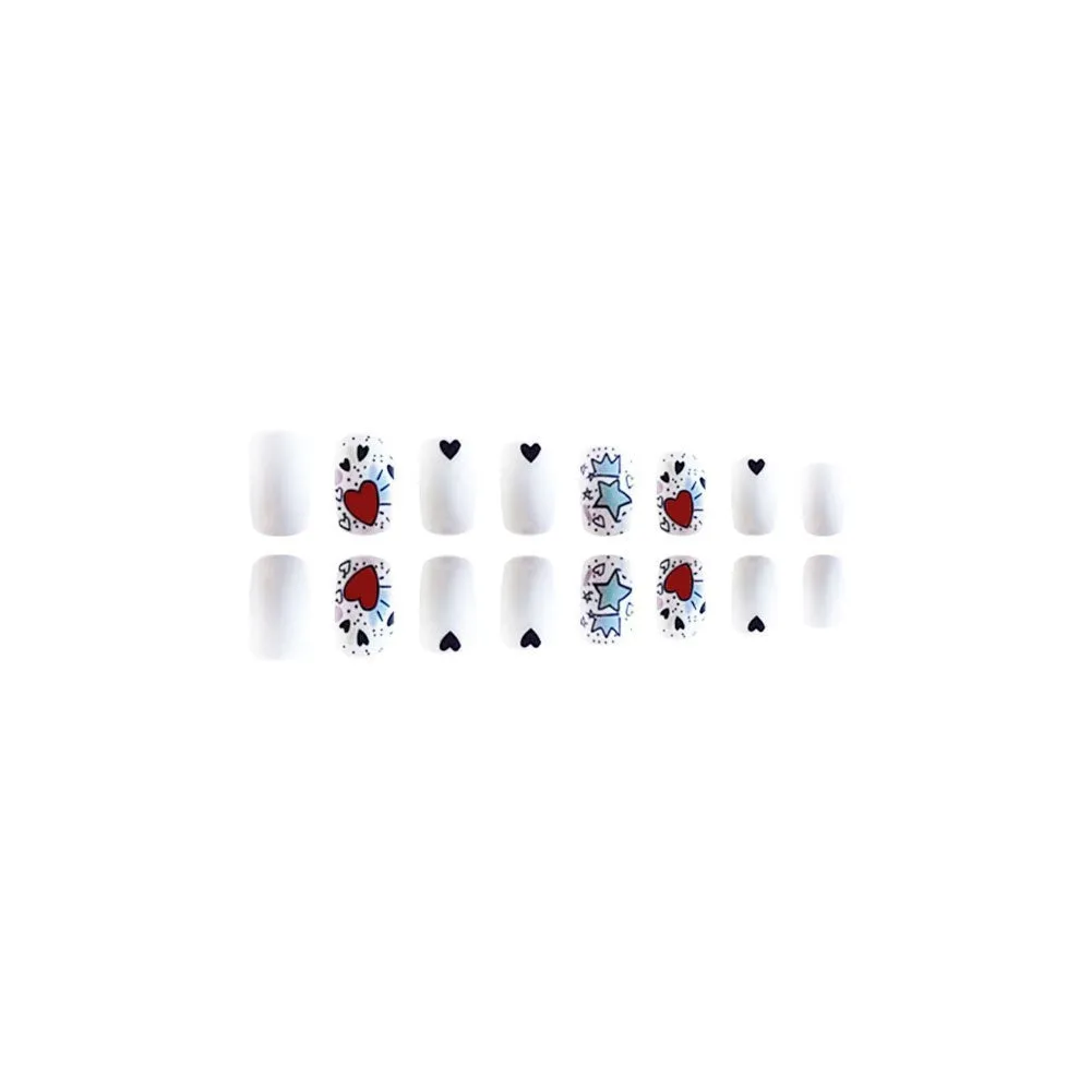 Square Bright Star Heart