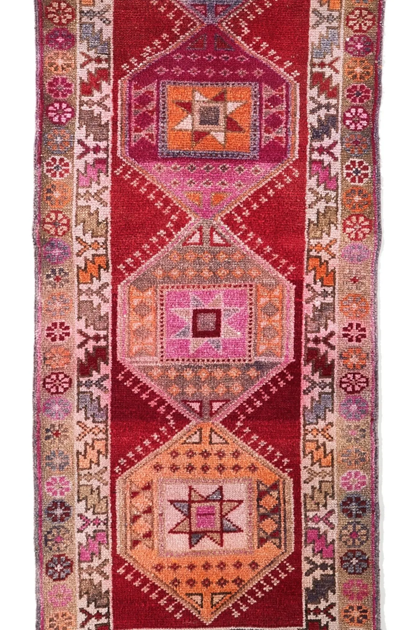 'Star Dazed' Turkish Runner Rug - 2'11'' x 11'3''