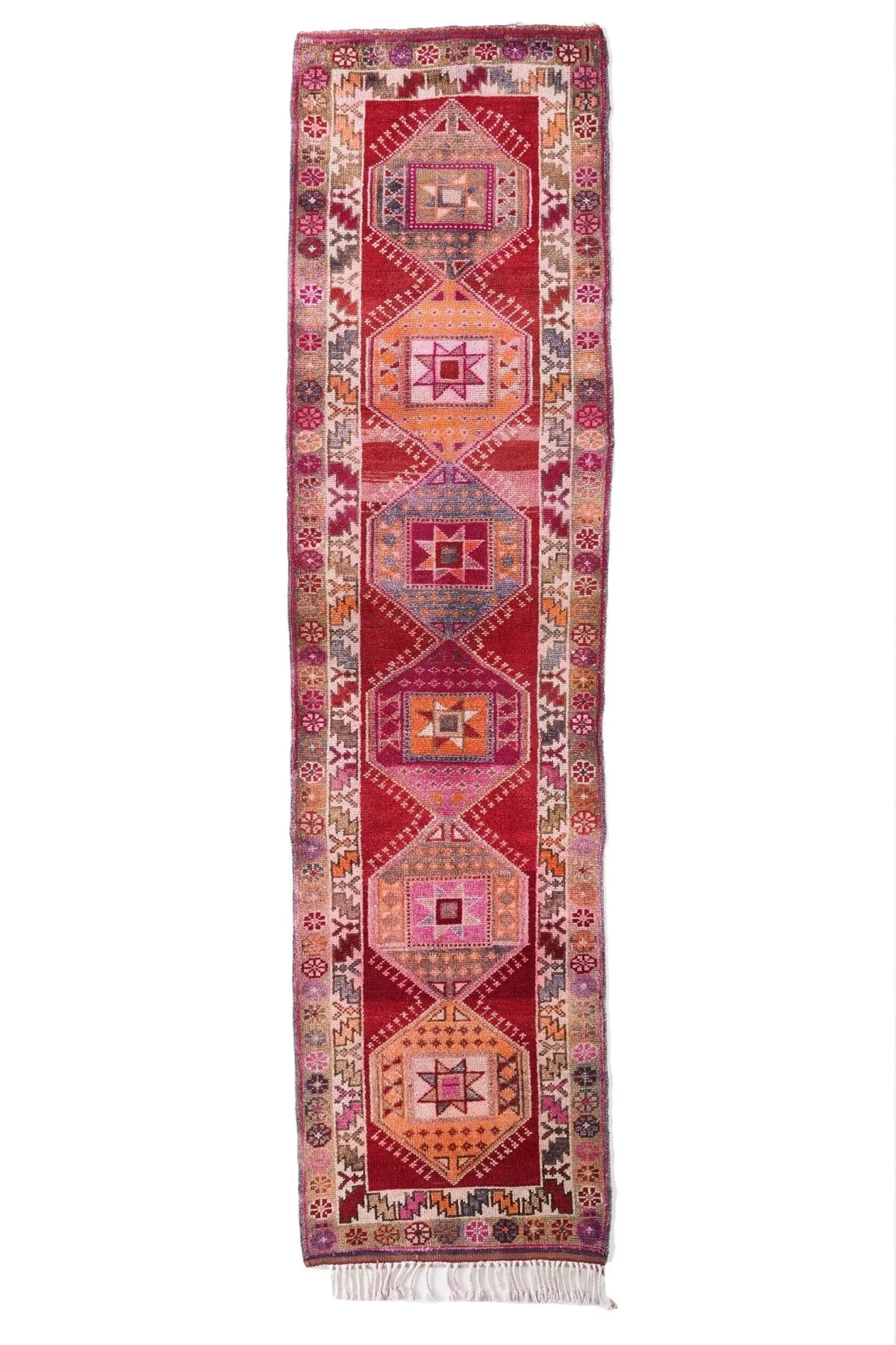 'Star Dazed' Turkish Runner Rug - 2'11'' x 11'3''