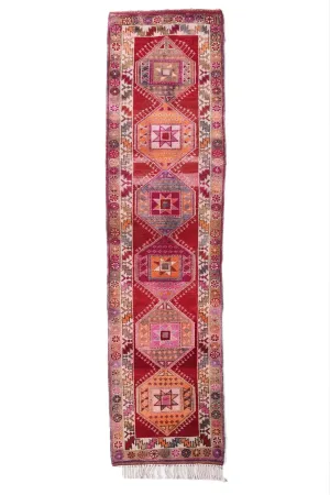 'Star Dazed' Turkish Runner Rug - 2'11'' x 11'3''