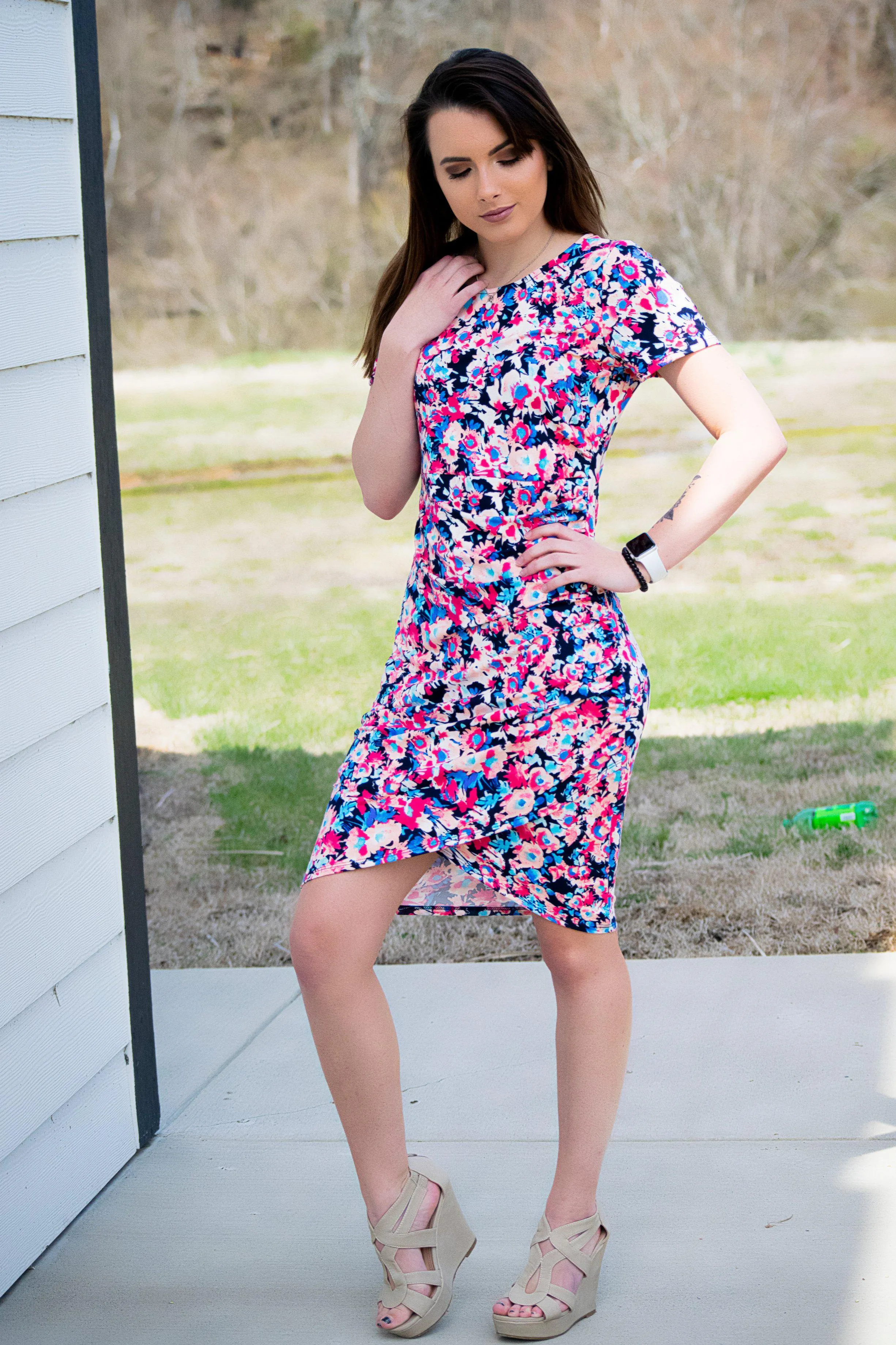 Star of the Show Dress- Navy