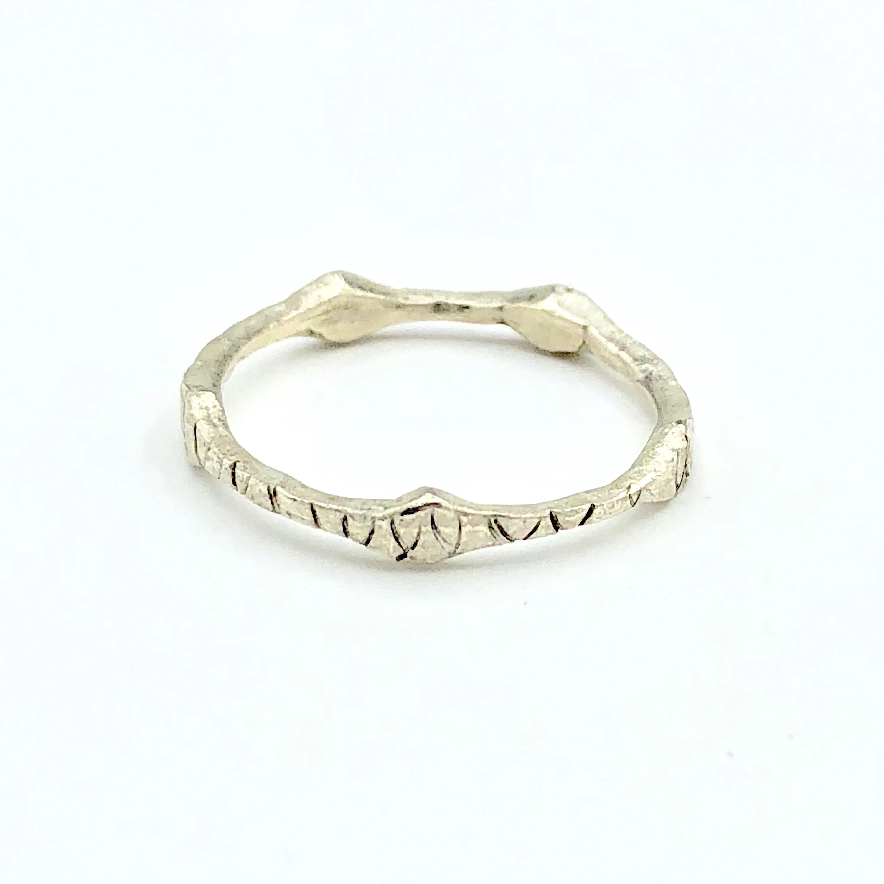 Sterling Silver Detailed Ring