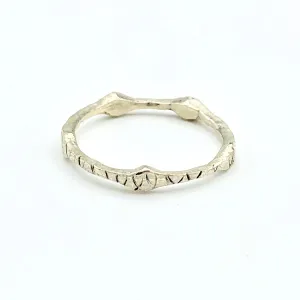 Sterling Silver Detailed Ring