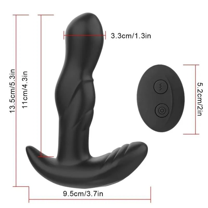 Stimulateur de prostate double swip bleu