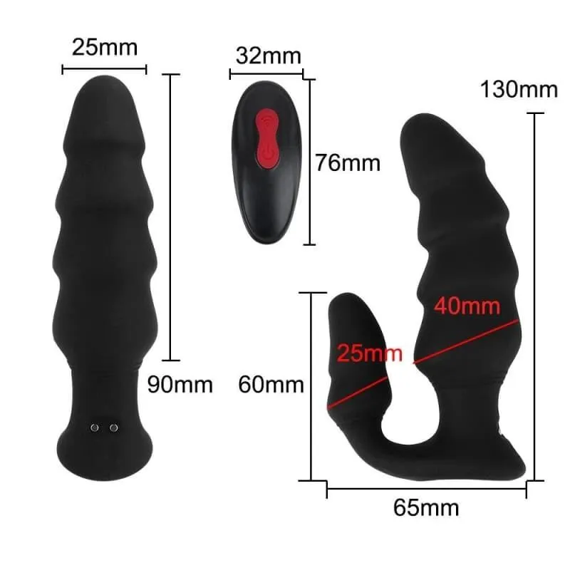 Stimulateur de prostate télécommander rouge