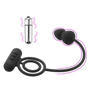Stimulateur de prostate vibrant et cockring Hedonis