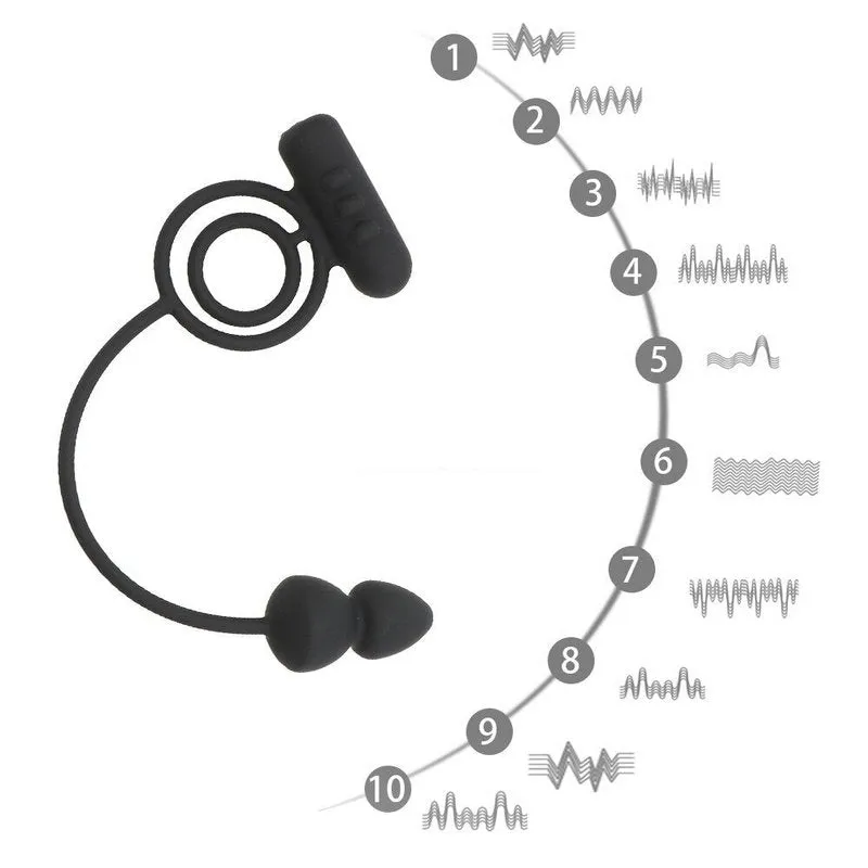 Stimulateur de prostate vibrant et cockring Hedonis