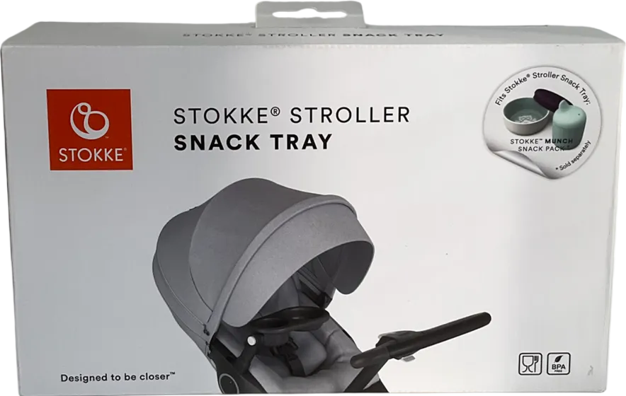 Stokke Black Stroller Snack Tray New Boxed