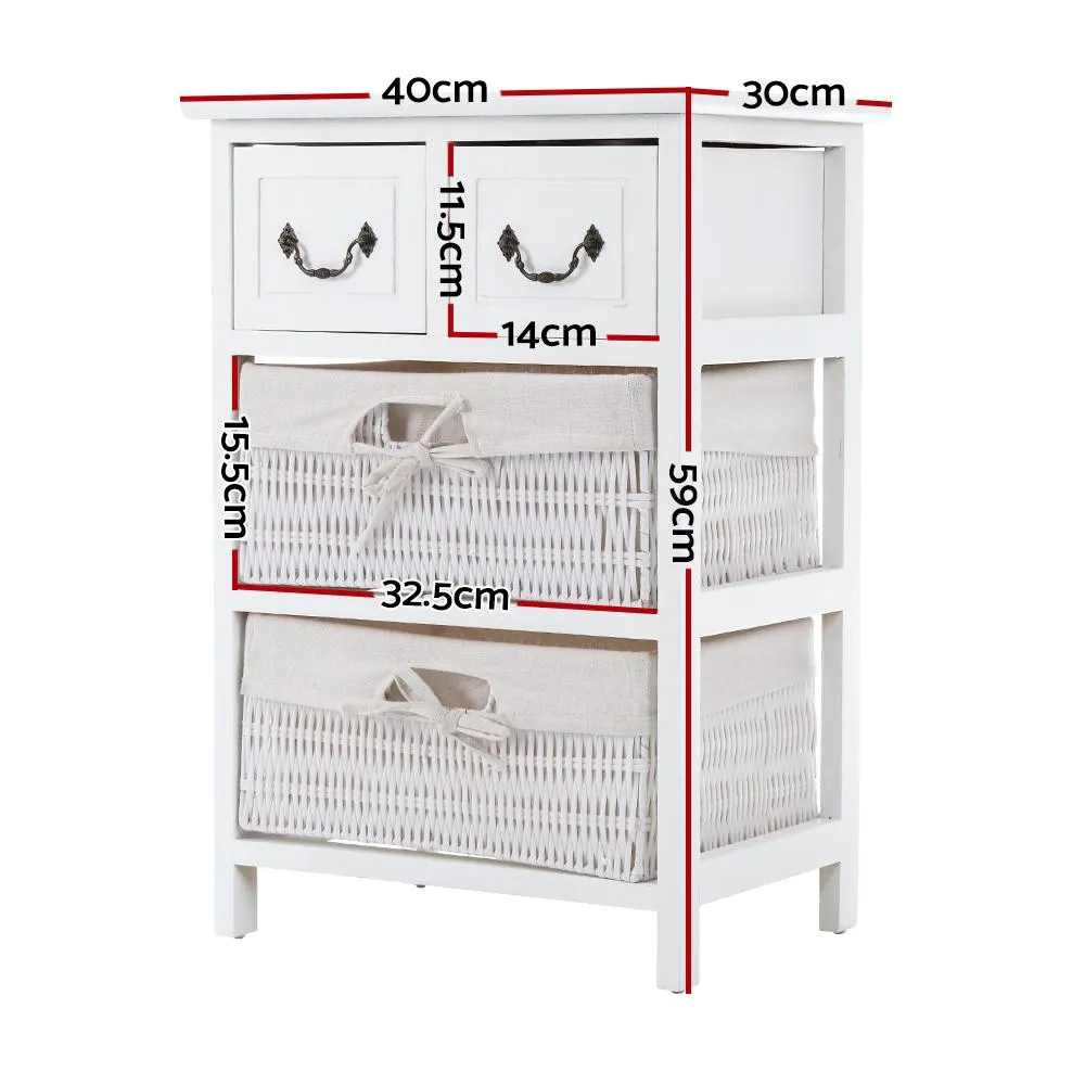 Storage Cabinet Dresser Chest of Drawers Bedside Table Bathroom Lamp Side