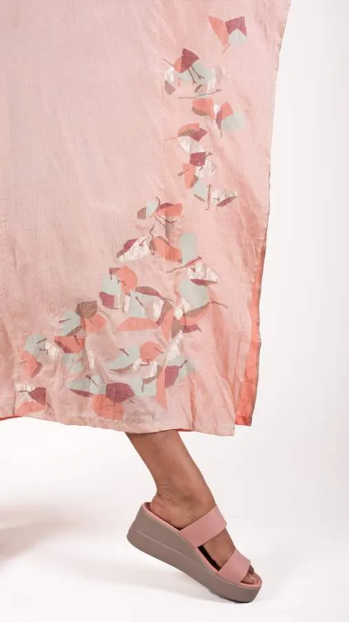 Studio Medium   I   Pale Grey Floral Jamdani Co-Ord Set