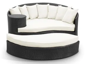 SUNSHINE DAYBED W/ OTTOMAN & BUILT-IN END TABLE