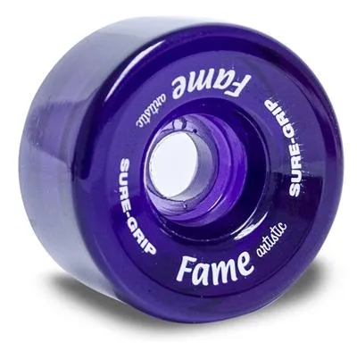 SureGrip Fame Artistic Wheels 57mm 95a 8pk Clear Colours