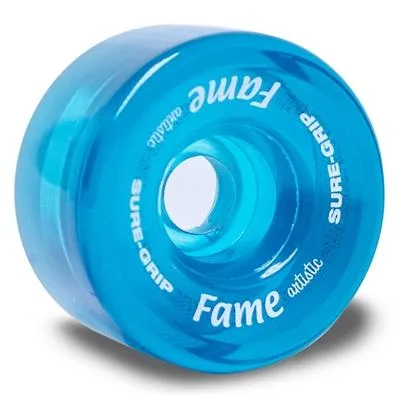 SureGrip Fame Artistic Wheels 57mm 95a 8pk Clear Colours