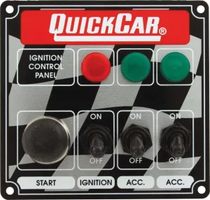 Switch Panel, 4-5/8 x 4-3/8", 3 Toggles / 1 Momentary Button