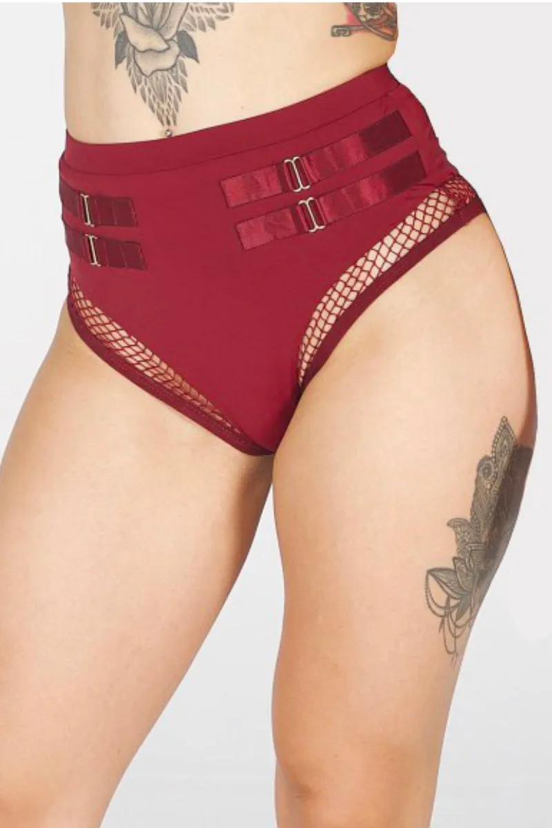 Tatiana Active Isla Shorts - Burgundy
