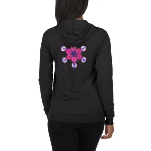 Tesla Metatron Unisex zip hoodie