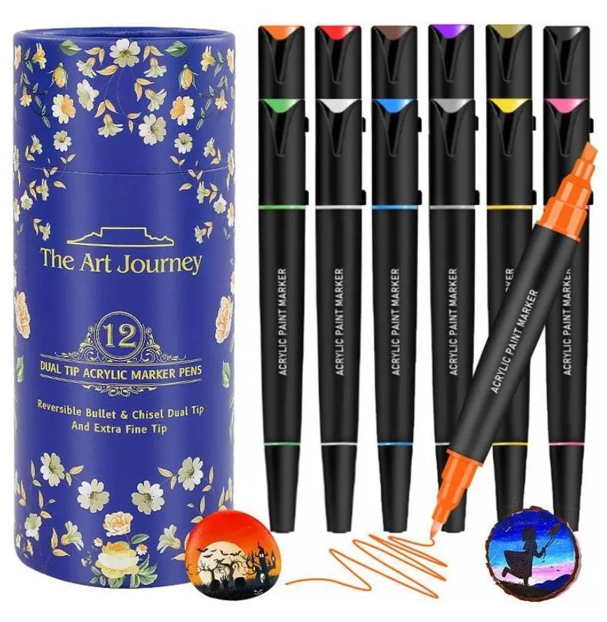 The Art Journey 12 Piece Dual Tip Marker Nib ART004