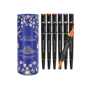 The Art Journey 12 Piece Dual Tip Marker Nib ART004