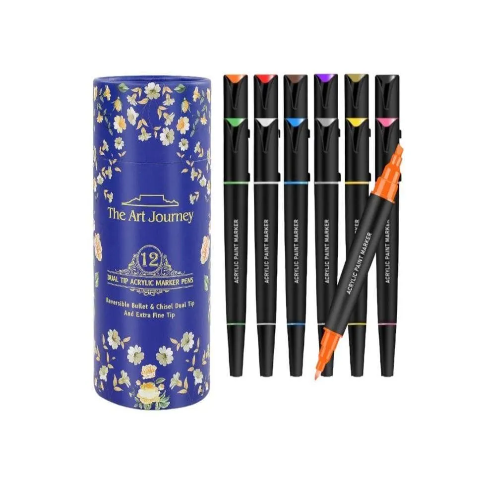 The Art Journey 12 Piece Dual Tip Marker Nib ART004