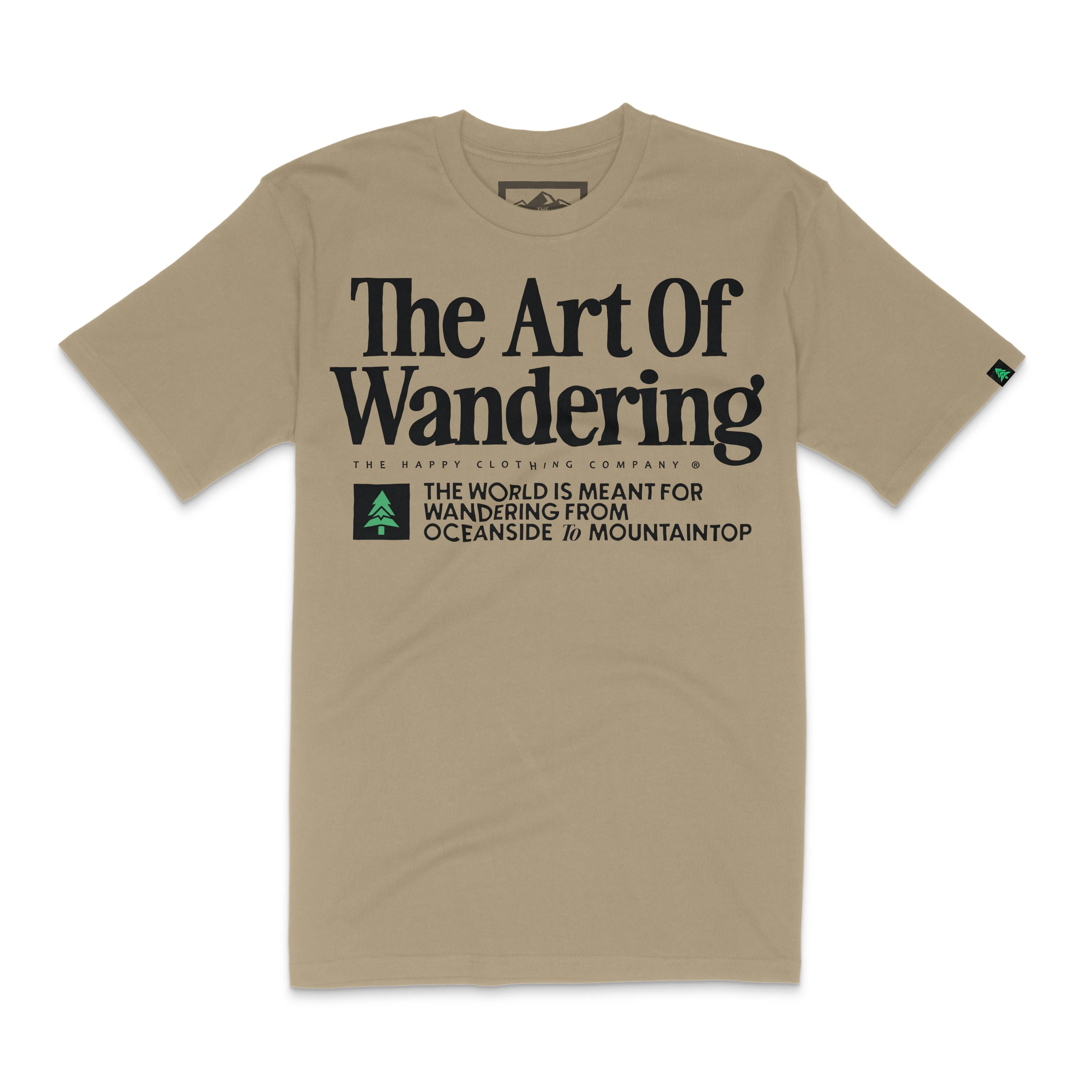 The Art Of Wandering 'Lifestyle Tee' | Premium Heavyweight |