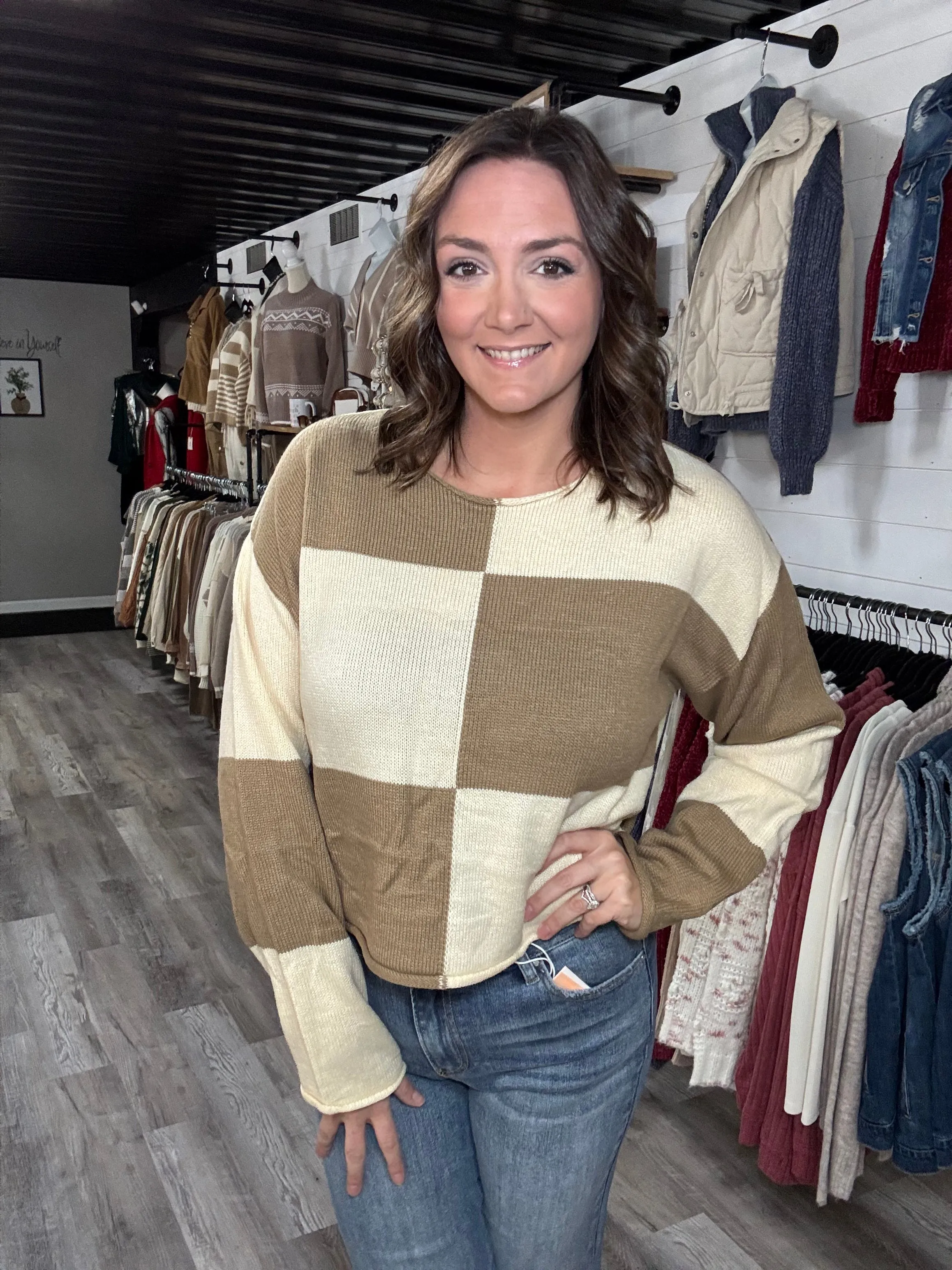 The Checkered Sweater