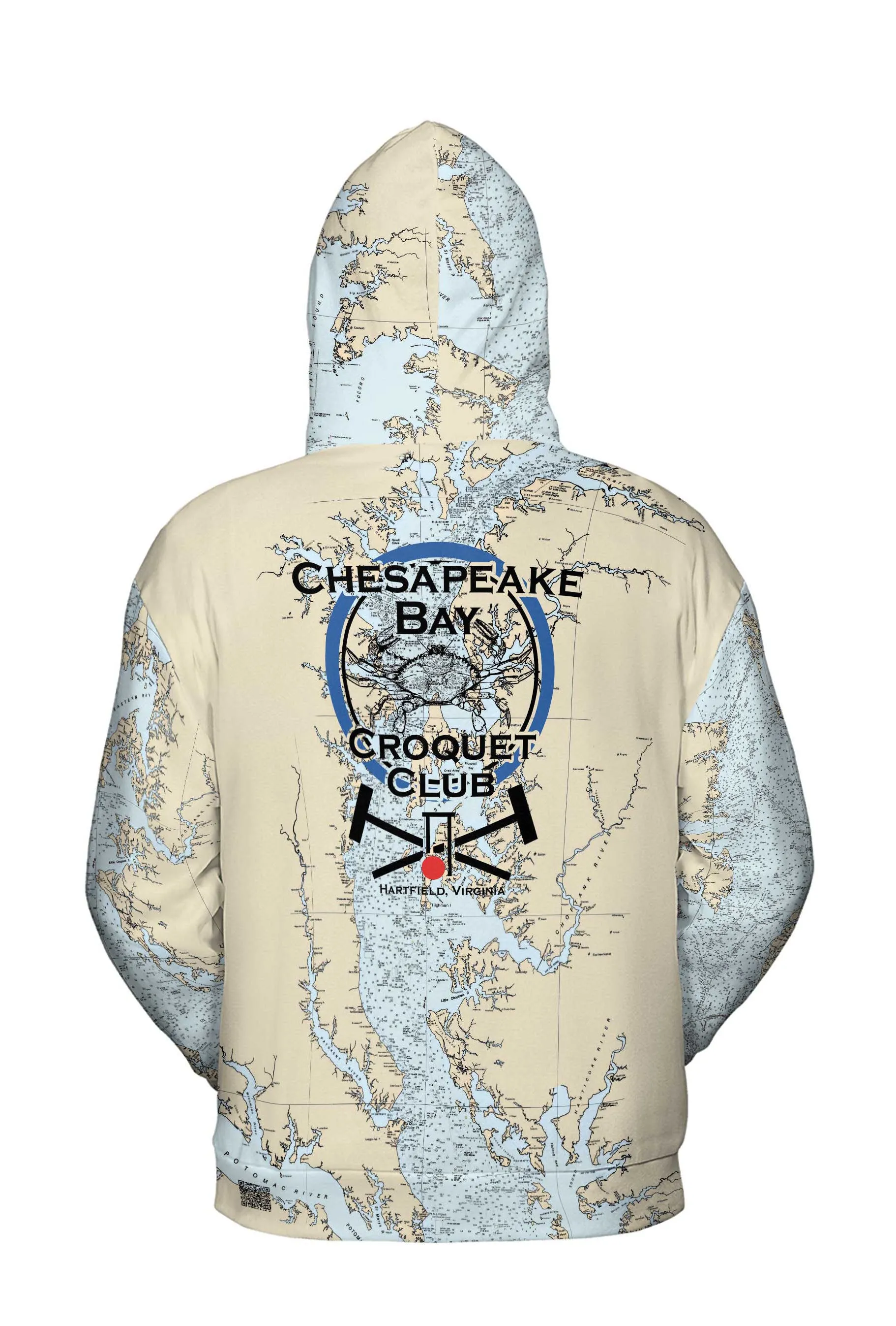 The Chesapeake Bay Croquet Club Lightweight Hoodie Sweatshirt