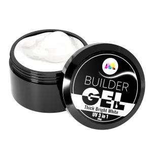 Thick Bright White UV Builder Gel - 50g