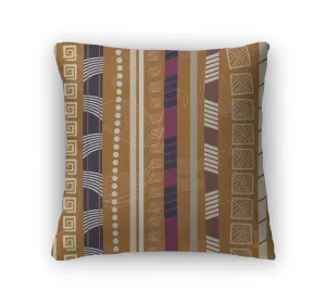 Throw Pillow, Tribal Colorful