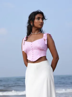 Tie Up Detailed Corset Top